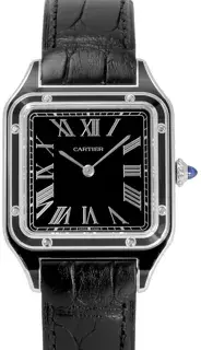Cartier Cartier Santos Dumont WSSA0046 31.5mm Stainless steel Black
