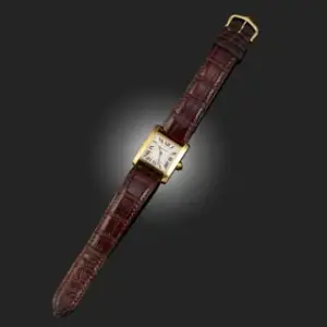 Cartier Cartier Tank Française 1821 35mm Yellow gold Cream