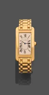 Cartier Cartier Tank 1720 22mm 18k yellow gold Silver
