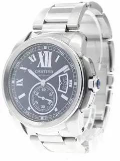 Cartier Cartier Calibre de Cartier W7100016 43mm Stainless steel Black