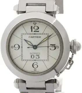 Cartier Cartier Pasha W31055M7 35mm Stainless steel White