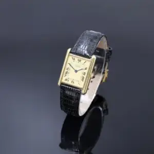 Cartier Cartier Tank 590005 24mm Vermeil White