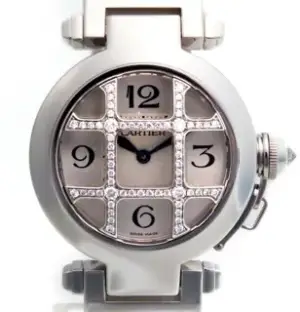 Cartier Cartier Pasha WJ11934G 32mm White gold Silver