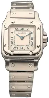 Cartier Cartier Santos 1565 24mm Stainless steel Cream