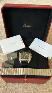 Cartier Cartier Santos Dumont WSSA0022 41mm Stainless steel Silver