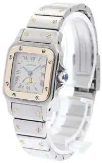 Cartier Cartier Santos W20008C4 24mm Yellow gold and Stainless steel Silver