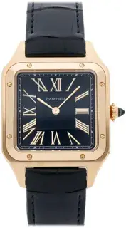 Cartier Cartier Santos Dumont WGSA0115 31mm Yellow gold Blue