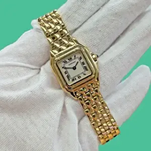 Cartier Cartier Panthère 8057917 22mm Yellow gold White and Cream