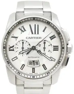 Cartier Cartier Calibre de Cartier W7100045 42mm Stainless steel Silver
