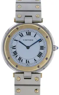 Cartier Cartier Santos Silver and Yellow gold and Stainless steel