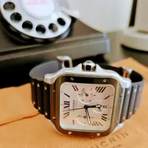 Cartier Cartier Santos WSSA0017 43.5mm Stainless steel Silver