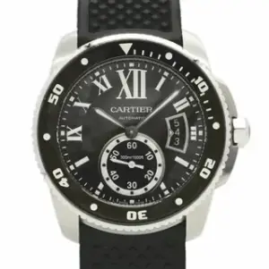 Cartier Cartier Calibre de Cartier W7100056 43.5mm Stainless steel Black