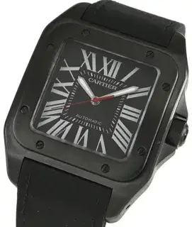 Cartier Cartier Santos de Cartier WSSA0006 38mm Stainless steel Black