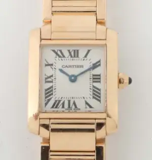 Cartier Cartier Tank Française 27mm 18k rose gold White