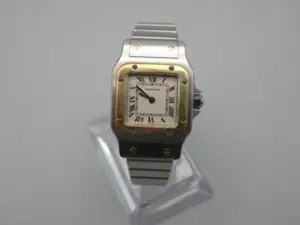Cartier Cartier Santos 24mm Stainless steel Cream