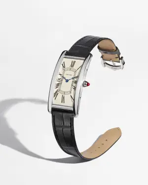 Cartier Les Rééditions Tank Cintrée Platinum