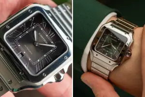 Cartier Santos de Cartier Large Green