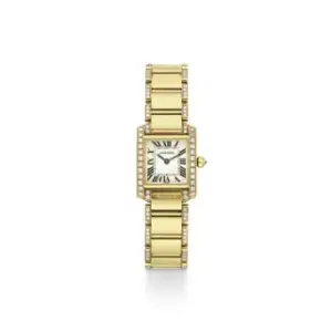 Cartier Cartier Tank Française 2385 20mm 18k yellow gold White