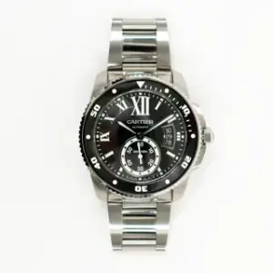 Cartier Cartier Calibre de Cartier W7100057 42mm Stainless steel Black