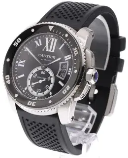 Cartier Cartier Calibre de Cartier W7100056 42mm Stainless steel Black