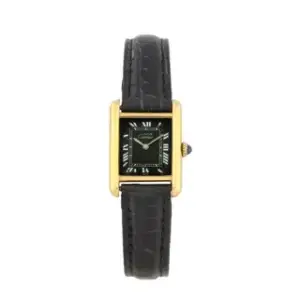 Cartier Cartier Tank 20mm Vermeil Black
