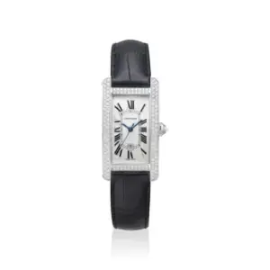 Cartier Cartier Tank Americaine 2490 22mm Stainless steel White