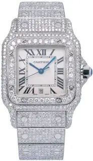 Cartier Cartier Santos Galbée LW01258-2 29mm Stainless steel White