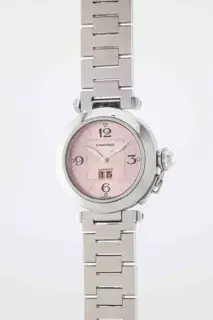Cartier Cartier Pasha 2475 36mm Stainless steel Pink and Salmon