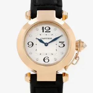 Cartier Cartier Pasha 2812 32mm Yellow gold Silver