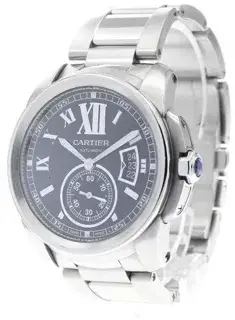 Cartier Cartier Calibre de Cartier W7100016 43mm Stainless steel Black