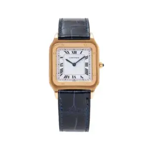 Cartier Cartier Santos Dumont 96054 27mm 18k yellow gold White