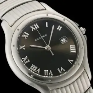 Cartier Cartier Panthère W35016F8 32mm Stainless steel Black