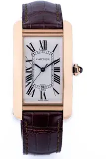 Cartier Cartier Tank Americaine 4320 26.5mm Rose gold Silver