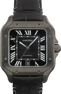 Cartier Cartier Santos de Cartier WSSA0039 39.8mm Stainless steel Black