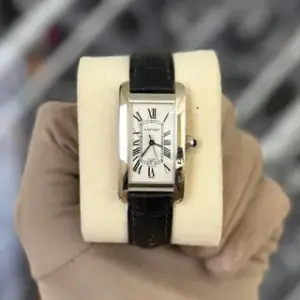 Cartier Cartier Tank Americaine W2603656 22.5mm White gold Silver
