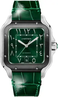 Cartier Cartier Santos de Cartier WSSA0055 40mm Stainless steel Green