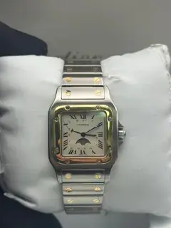 Cartier Cartier Santos Galbée 119901 29mm Yellow gold and Stainless steel Silver
