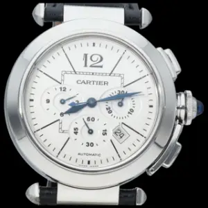 Cartier Cartier Pasha 2860 / W3108555 42mm Stainless steel White