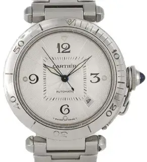 Cartier Cartier Pasha W31031H3 38mm Stainless steel Silver
