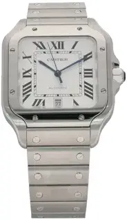 Cartier Cartier Santos de Cartier WSSA0018 37mm Stainless steel Silver
