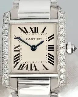Cartier Cartier Tank Française WE1002S3 20mm White gold White