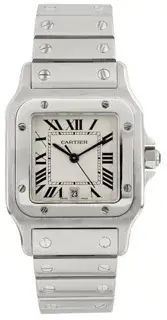 Cartier Cartier Santos Galbée 1564 29mm Stainless steel White