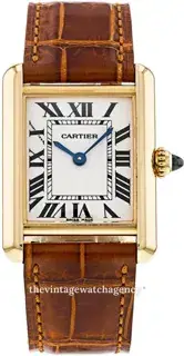 Cartier Cartier Tank Louis Cartier W1529856 22mm Yellow gold Silver