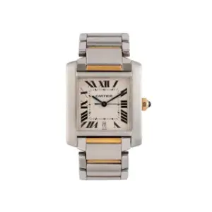 Cartier Cartier Tank Française 2302 28mm Stainless steel White