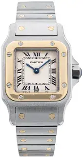 Cartier Cartier Santos Galbée W20012C4 24mm Yellow gold and Stainless steel Silver