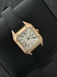 Cartier Cartier Santos Dumont WGSA0022 27.5mm Rose gold Silver