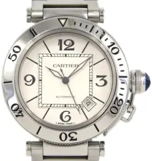 Cartier Cartier Pasha Seatimer W31080M7 40mm Stainless steel Silver