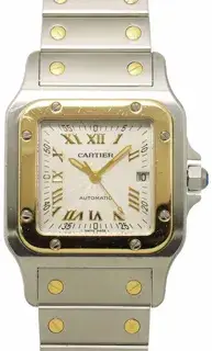 Cartier Cartier Santos W20041C4 29mm Yellow gold and Stainless steel Silver