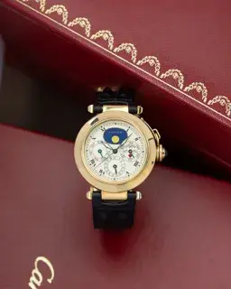 Cartier Cartier Pasha 30003 38mm Yellow gold Cream