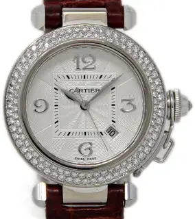 Cartier Cartier Pasha 2400 32mm White gold Silver